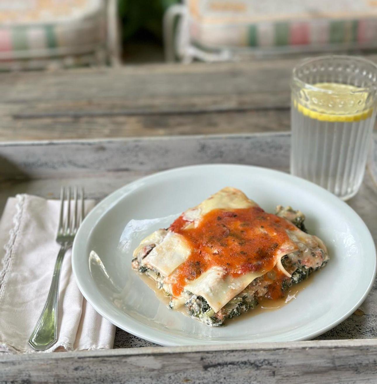 Lasagna de verdura y ricota